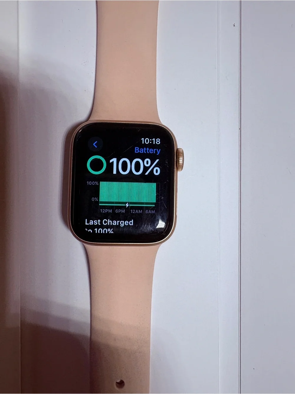 Apple Watch Series 5 GPS, 40mm Gold Aluminum Case with Pink Sand Sport Band